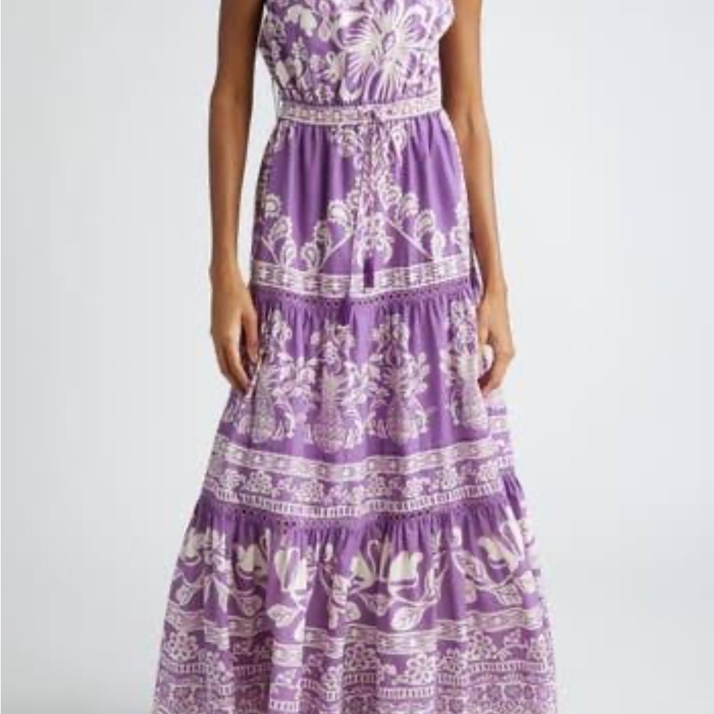 Floral Purple Maxi Dress